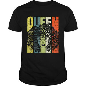 African American For Educated Strong Black Queen Shirt